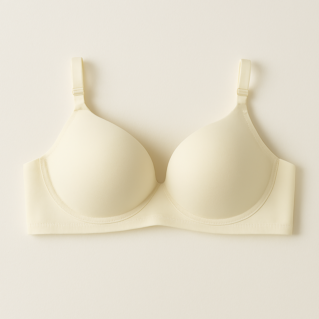 Cotton Light Padded Bra – Comfortable Everyday Wear, Plain Design