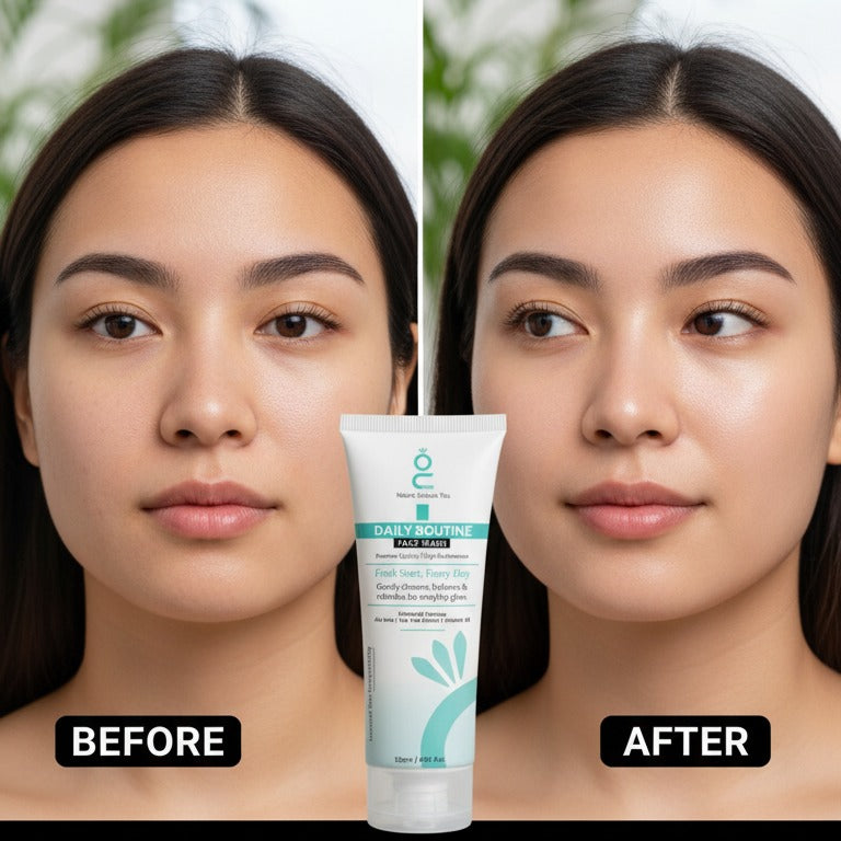 Daily Routine Face Wash gently cleanses, hydrates, and refreshes the skin with a natural blend (120ml)