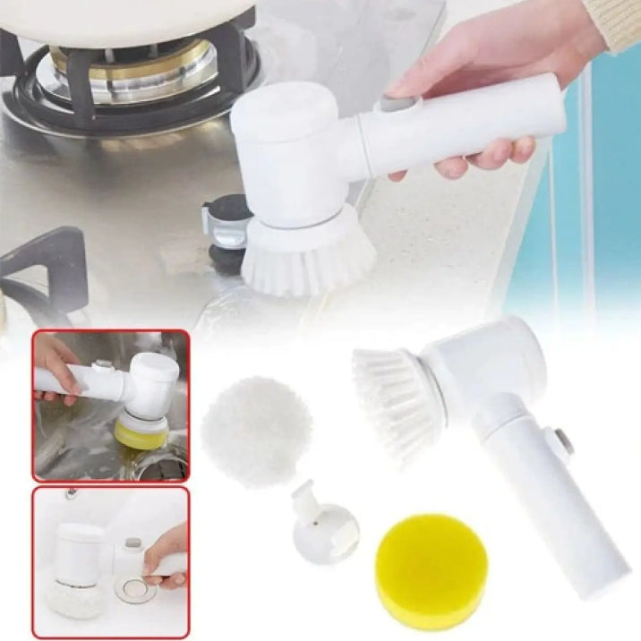 Heads Kitchen Dishwashing Sponge Electric Cleaning BrushLow