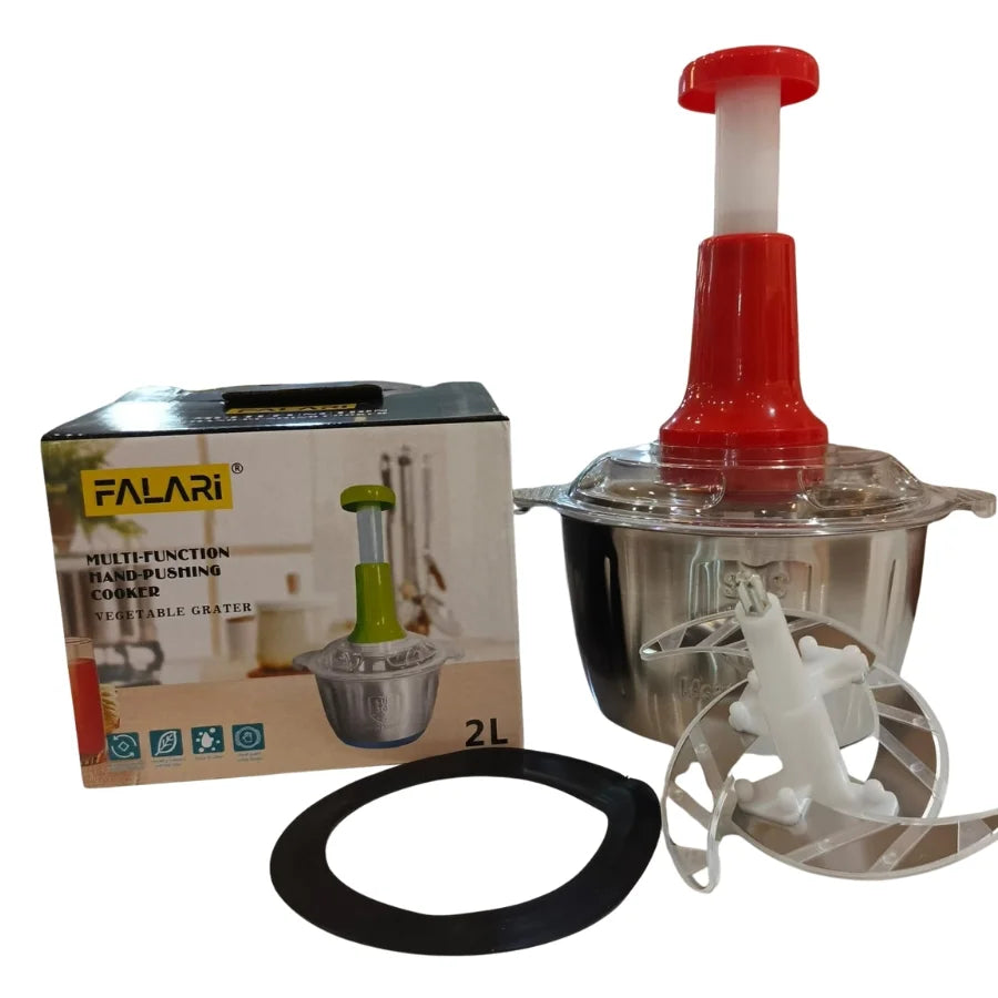 Stainless Steel Bowl & 4 Sharp Blades