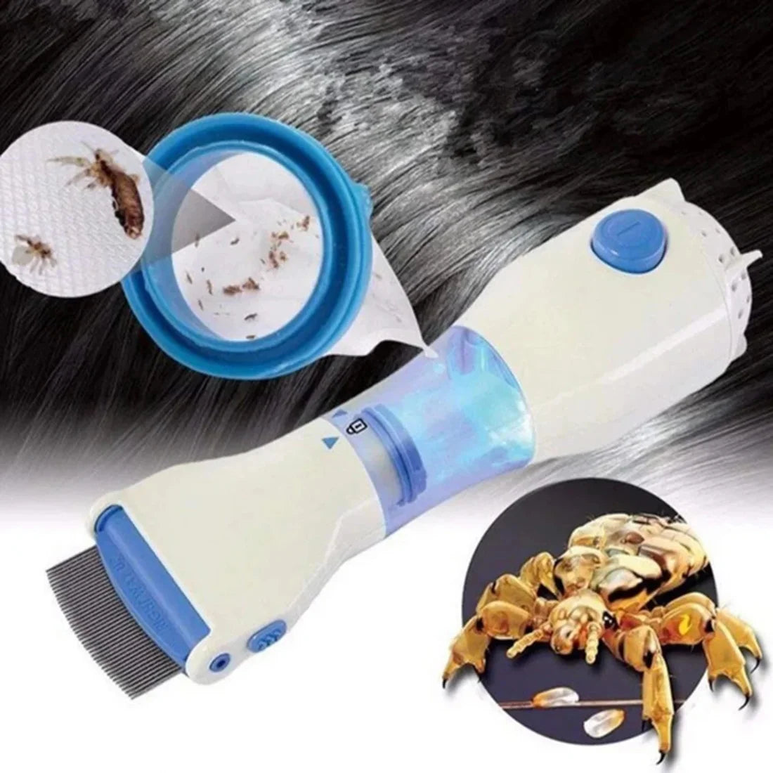 Chemical-Free Safe Lice & Egg Removal Device