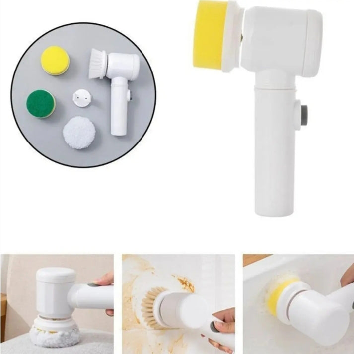 Heads Kitchen Dishwashing Sponge Electric Cleaning BrushLow