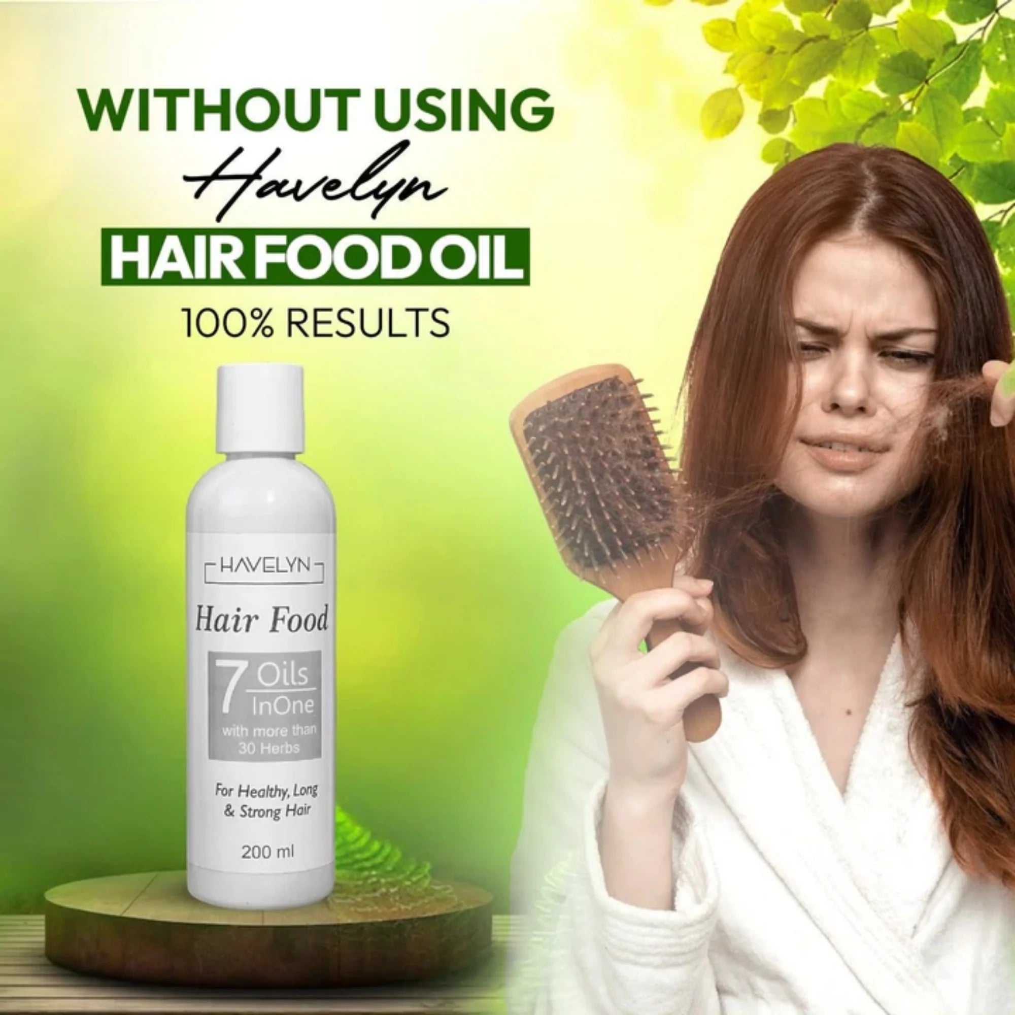 7 Oils & 30+ Herbal Extracts for Strong & Healthy Hair