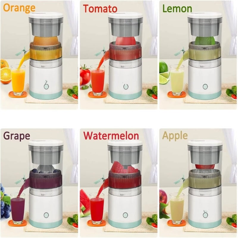 USB Rechargeable Hands-Free Fruit Extractor for Fresh Juice Anywhere