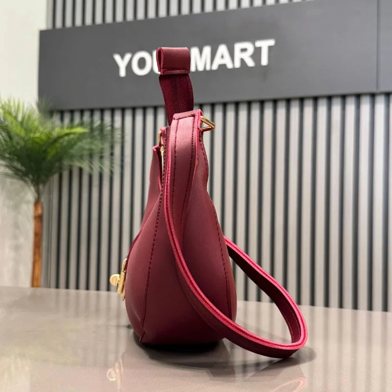 Maroon Elegant Handbag for Women