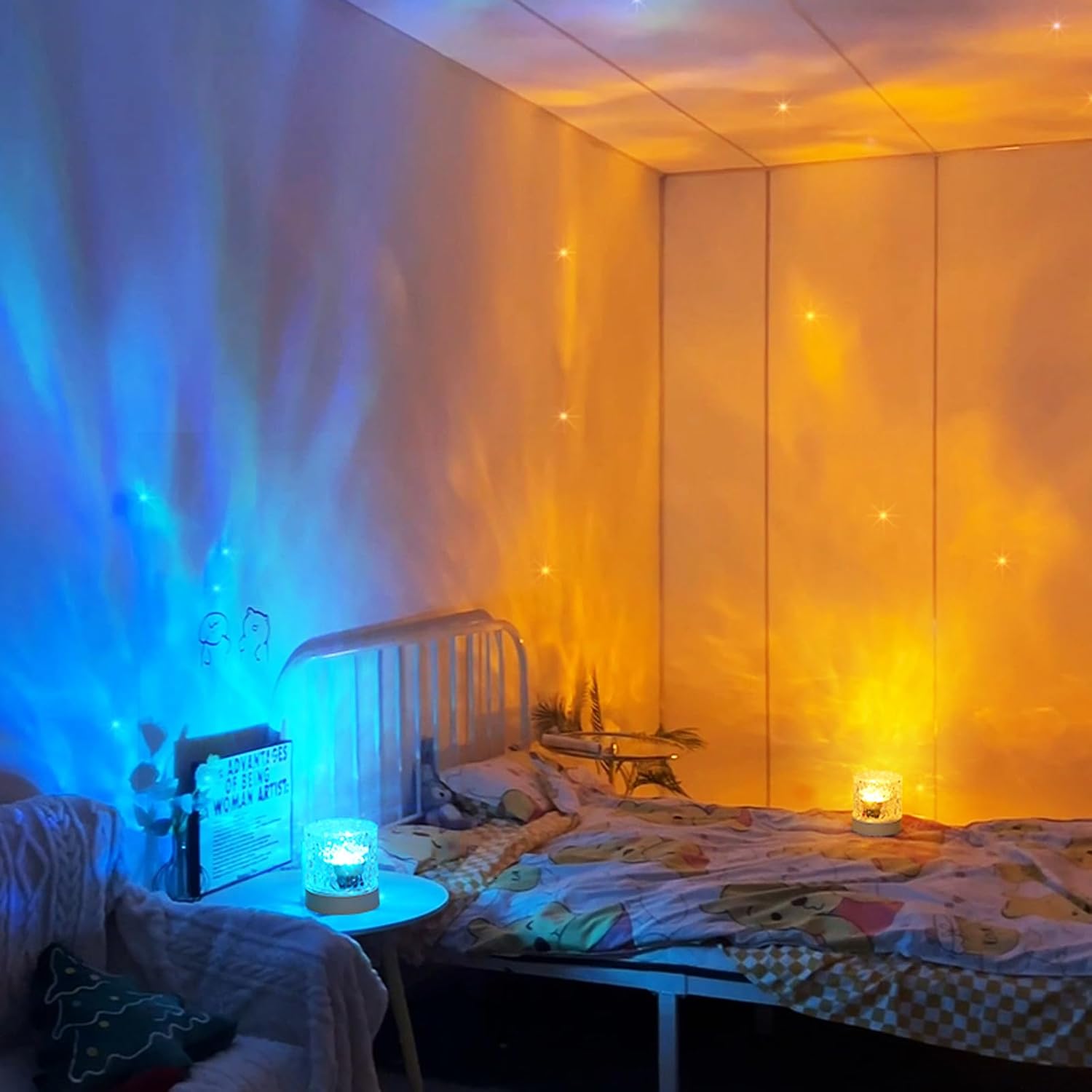 16-Color Rotating Night Light