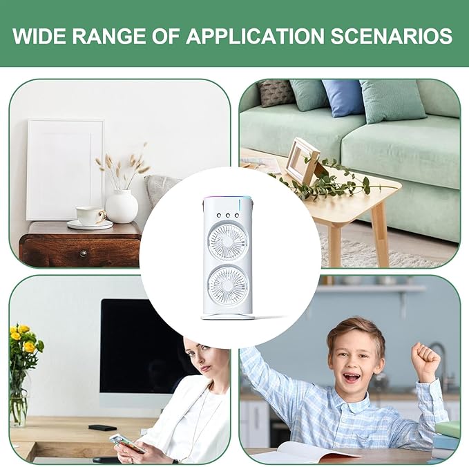 Portable USB Air Cooler for Home Office Travel