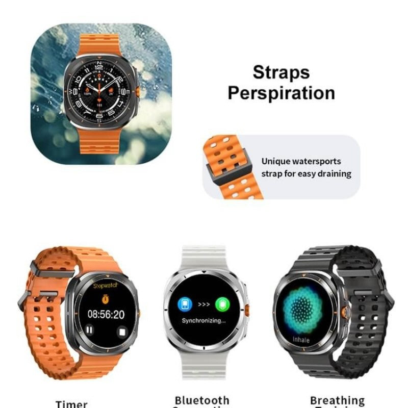 Metal Body, AMOLED Display, Bluetooth Calling, Fitness & Health Tracker
