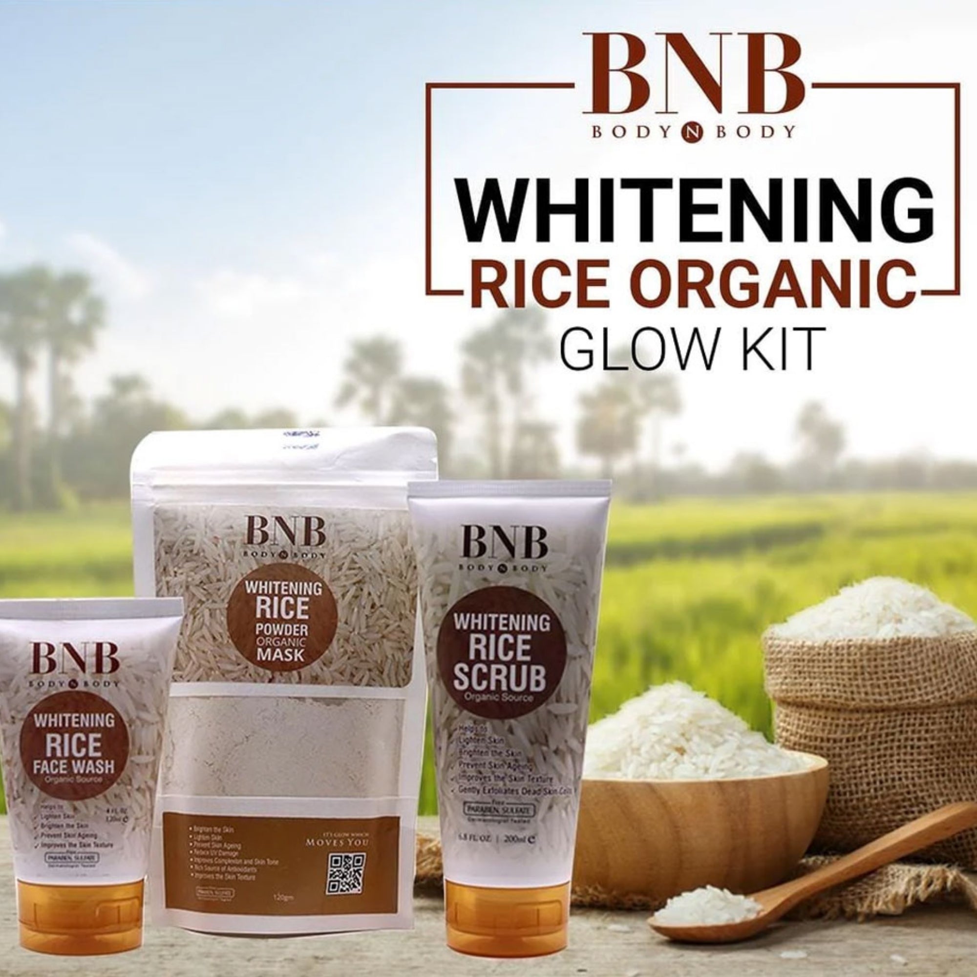 3-in-1 Whitening, Brightening & Hydrating Skincare