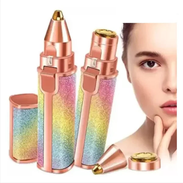 Rechargeable Hair Remover with USB Charging Cable and Cleaning Brush