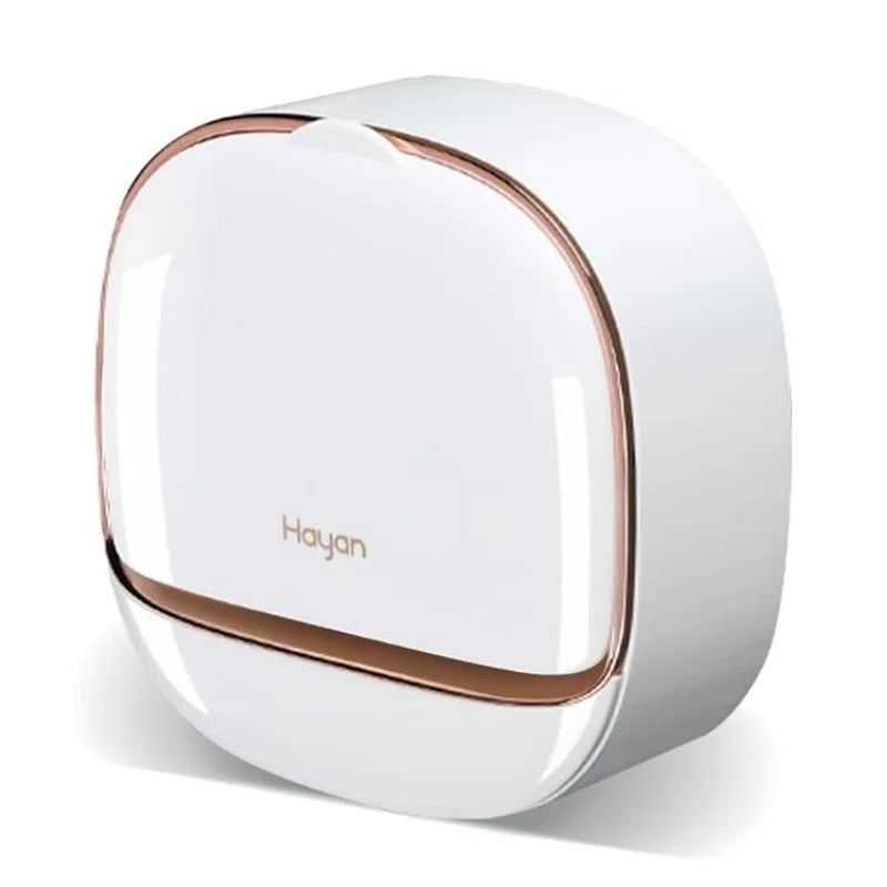 Self-Adhesive Wall-Mounted Luxury Soap Holder with Lid and Drainage Tray